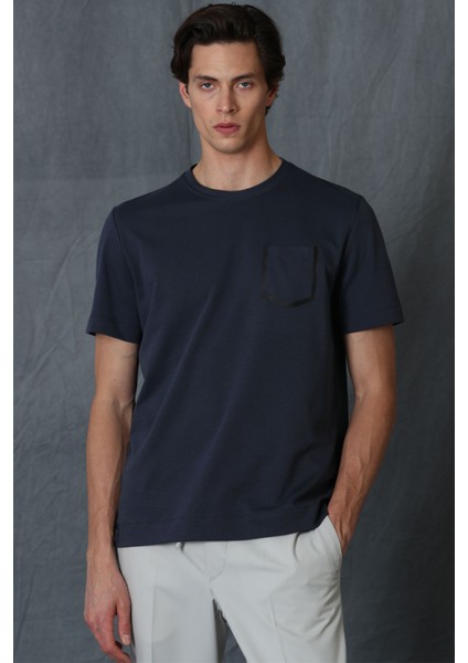 Sırıus Modern Grafik T- Shirt Siyah