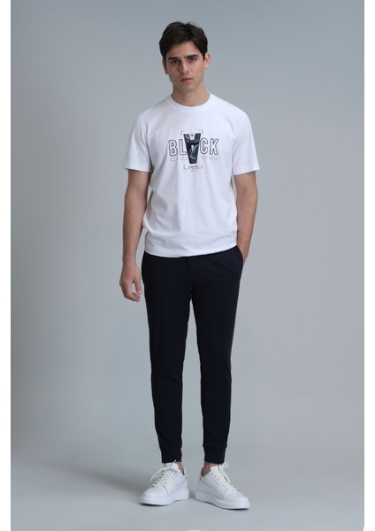 Adrıan Modern Grafik T- Shirt Siyah