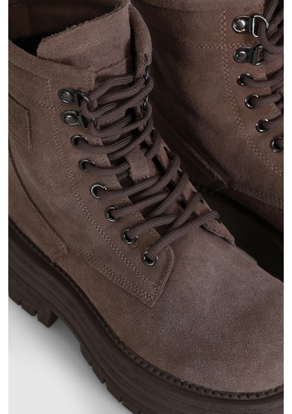 Ember Kadın Deri Bot Deve Tüyü