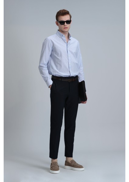 Hery Smart Erkek Chino Pantolon Slim Fit Gri