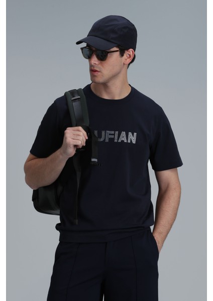 Benjamın Modern Grafik T- Shirt Siyah