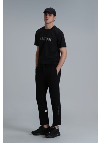 Benjamın Modern Grafik T- Shirt Siyah