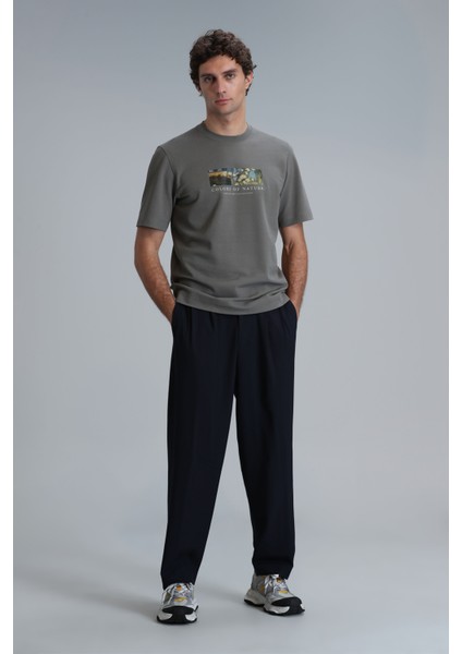 Bıanca Modern Grafik T- Shirt Siyah