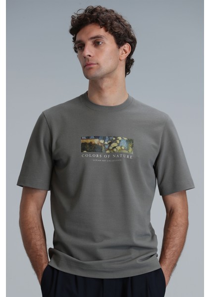 Bıanca Modern Grafik T- Shirt Siyah