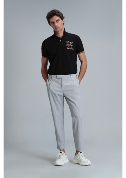 Kıng Smart Erkek Polo Tişört Siyah