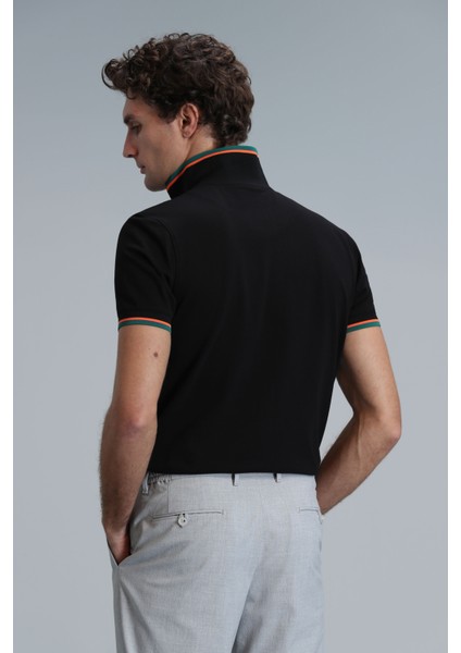 Kıng Smart Erkek Polo Tişört Siyah