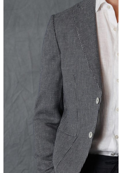 Cosı Spor Erkek Blazer Ceket Slim Fit Lacivert