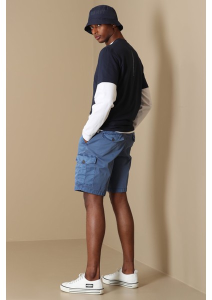 Marel Spor Erkek Chino Şort Slim Fit Bej