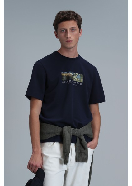 Bıanca Modern Grafik T- Shirt Siyah