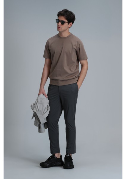 Antony Modern Grafik T- Shirt Siyah