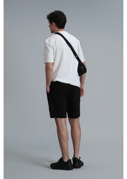 Blue Erkek Şort Eşofman Siyah