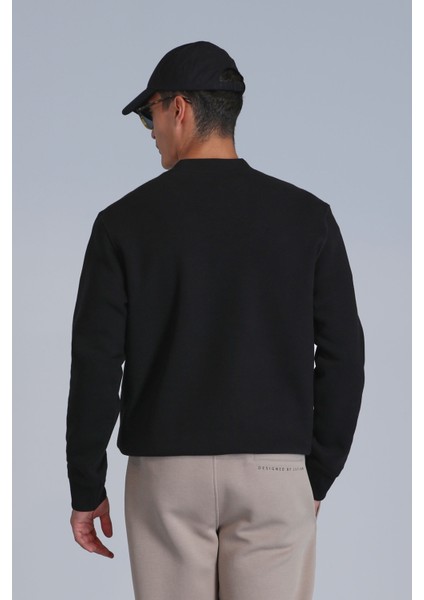 Pıtcher Erkek Sweatshirt Siyah