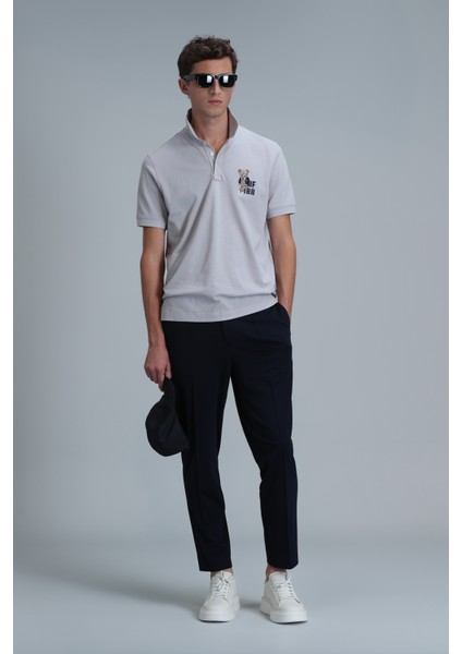 Crystal Smart Erkek Polo Tişört Gri