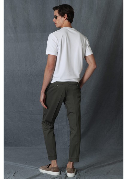 Aden Smart Erkek Chino Pantolon Slim Fit Siyah