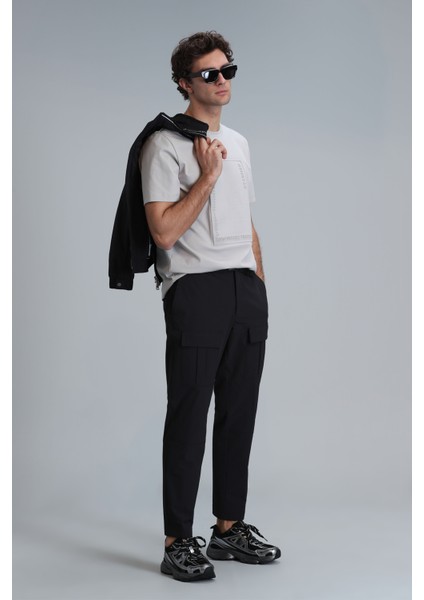 Mabel Modern Grafik T- Shirt Siyah