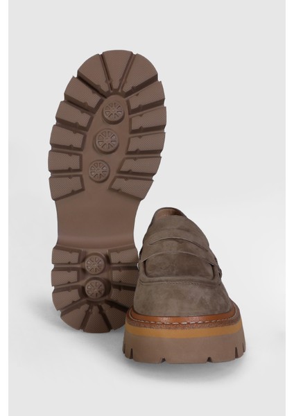 Mındy Kadın Deri Ayakkabı Kahverengi