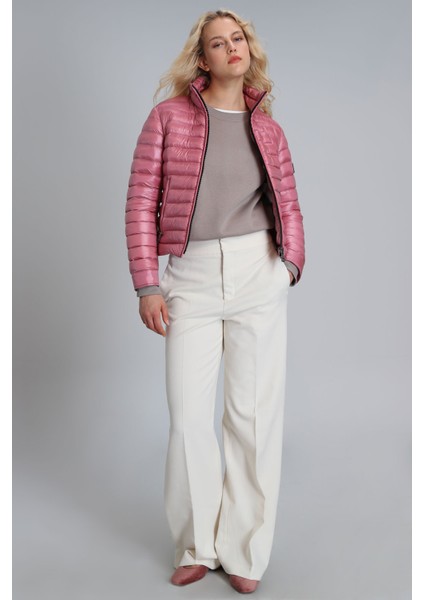 Mary Kaz Tüyü Kadın Mont Siyah