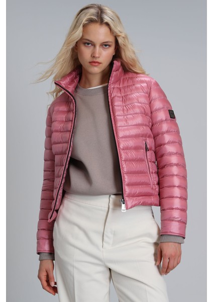 Mary Kaz Tüyü Kadın Mont Siyah