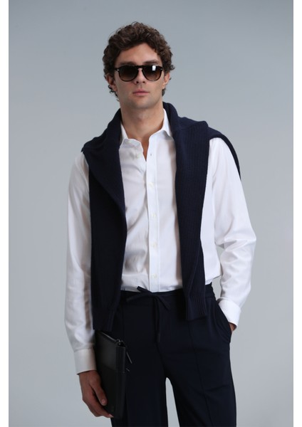Danıel Erkek Basic Gömlek Regular Fit Mavi