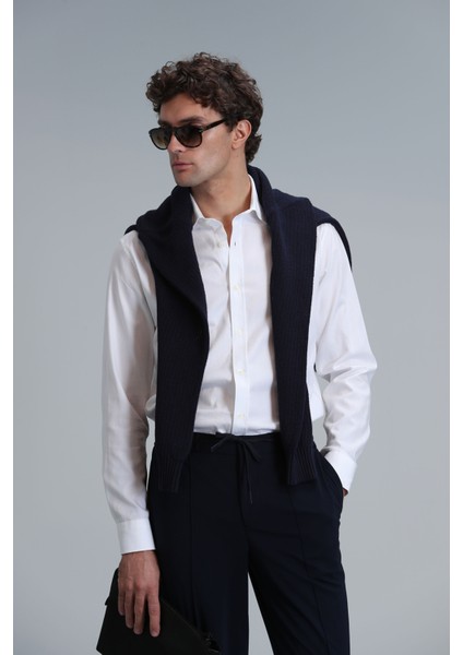 Danıel Erkek Basic Gömlek Regular Fit Mavi