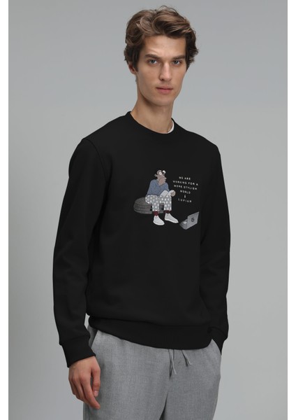 Donovan Erkek Sweatshirt Siyah