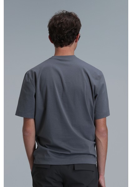 Lıam Modern Grafik T- Shirt Siyah