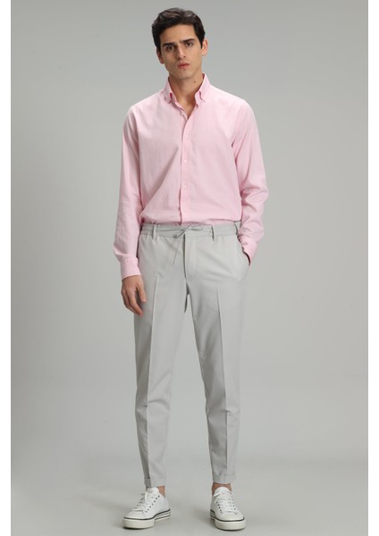 Danıel Erkek Smart Casual Gömlek Comfort Slim Fit Mavi