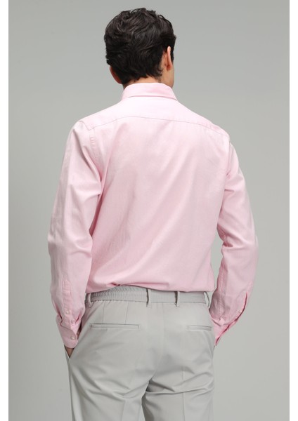 Danıel Erkek Smart Casual Gömlek Comfort Slim Fit Mavi