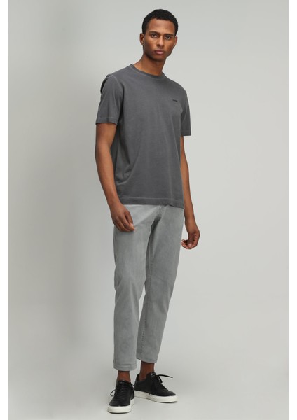 Sarder Erkek Basic Tişört Antrasit