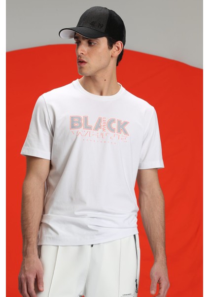 Tow Modern Grafik T- Shirt Siyah