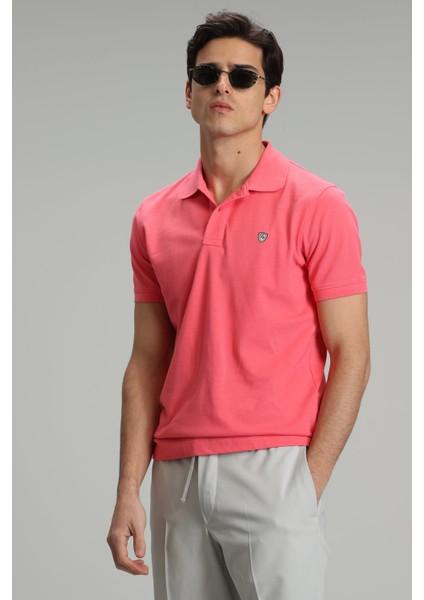 Laon Spor Polo Yaka Erkek Tişört Siyah