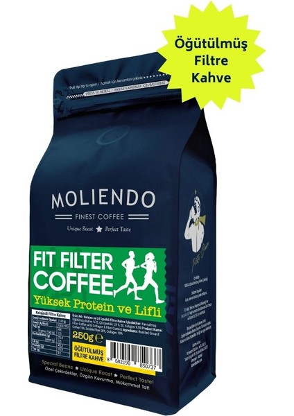 Moliendo Fit Filtre Kahve (Öğütülmüş Filtre Kahve) 250 G