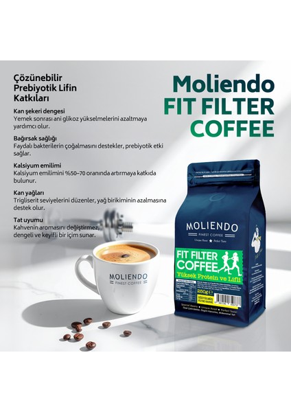 Moliendo Fit Filtre Kahve (Öğütülmüş Filtre Kahve) 250 G indirimleri