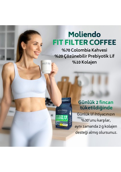 Moliendo Fit Filtre Kahve (Öğütülmüş Filtre Kahve) 250 G