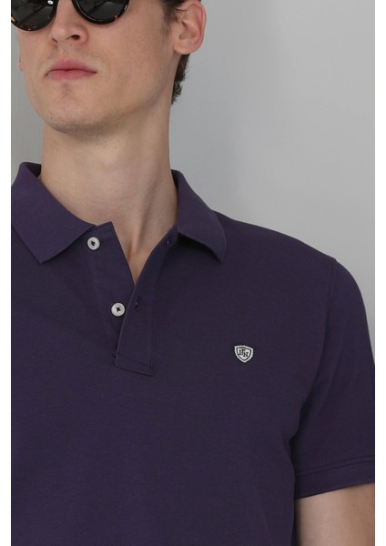 Laon Spor Polo Erkek Tişört Siyah