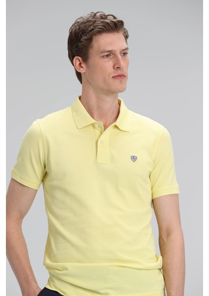 Laon Spor Polo Erkek Tişört Siyah