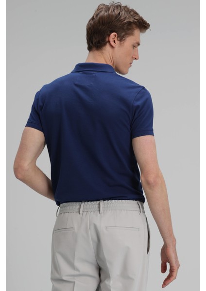 Laon Spor Polo Erkek Tişört Siyah