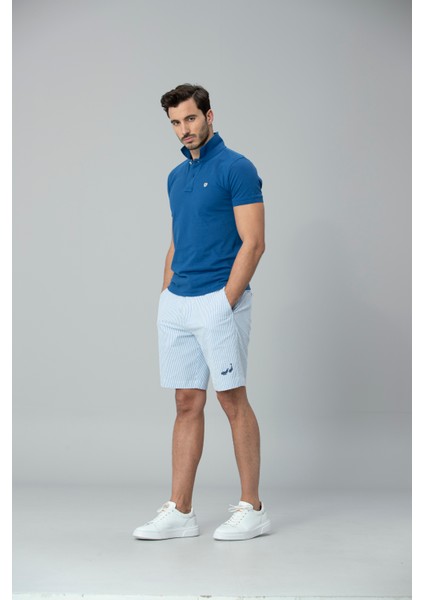 Laon Spor Polo Erkek Tişört Siyah