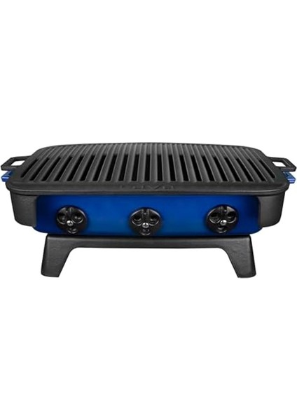 Döküm Mangal 36X45 Cm, Alt Stand, Üst Izgara, Kömür Teli, Mavi Renkli fiyatları