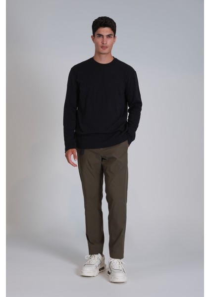 Patrıce Erkek Uzun Kol Tişört Siyah