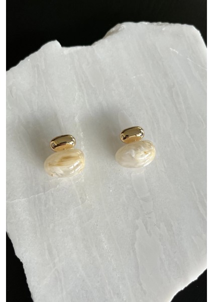 Gold Renkli Oval Küpe fiyatları