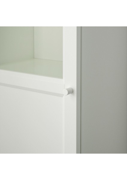 Cam/panel Kapaklı Kitaplık, Beyaz, 40X42X202 cm modelleri