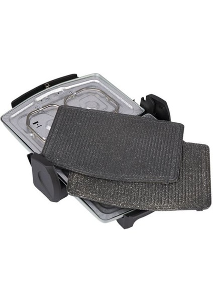 Klasik Siyah Tost Makinesi, Pratik ve Şık Tasarım, Hızlı Isıtma Özelliği indirimleri