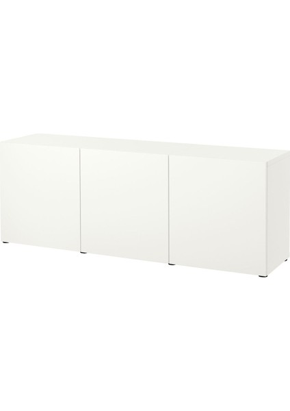 Dolap Kombinasyonu, Beyaz, 180X42X65 Cm, Lappvıken