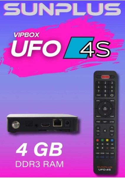 Yüksek Performanslı Uydu Alıcısı 4gb Ram Wi-Fi Siyah fiyatları