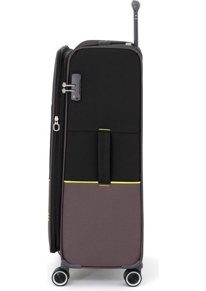 Ultra Light Hafif Lüx Kumaş 2'li Valiz Seti Orta Boy - Kabin Boy Siyah PC8200 fırsatları