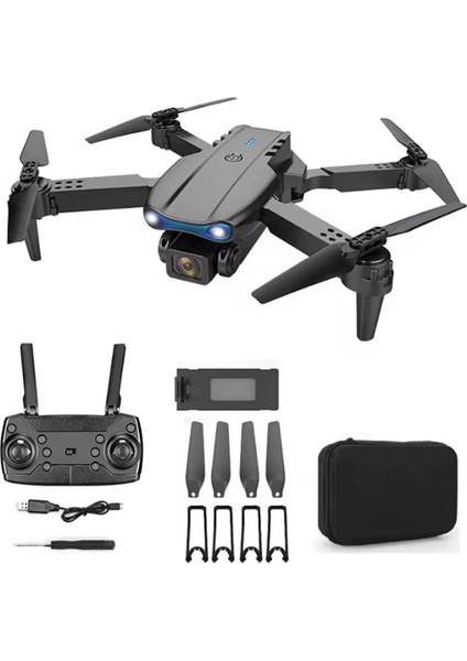 Wifi Fpv Katlanabilir Drone, 4K / 1080P Geniş Açı Kamera, Yörünge Uçuş, Başsız Mod