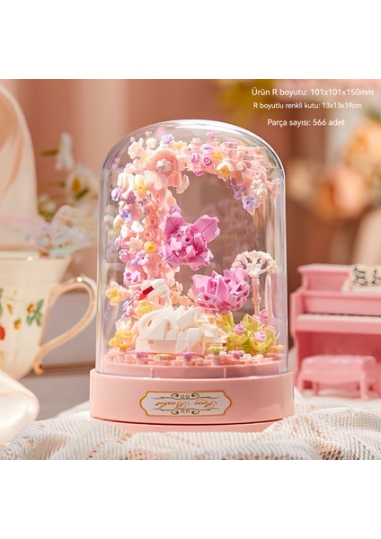 Mini Swan Ölümsüz Gül Müzik Kutusu (Yurt Dışından) fiyatları