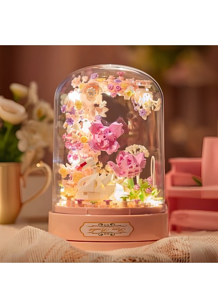 Mini Swan Ölümsüz Gül Müzik Kutusu (Yurt Dışından) modelleri