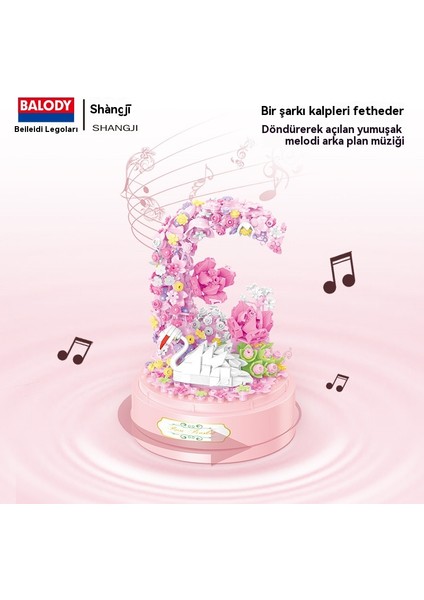 Mini Swan Ölümsüz Gül Müzik Kutusu (Yurt Dışından) indirimleri